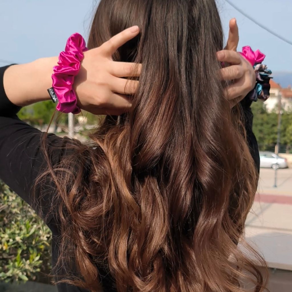 Scrunchies classic a duo na zápěstí